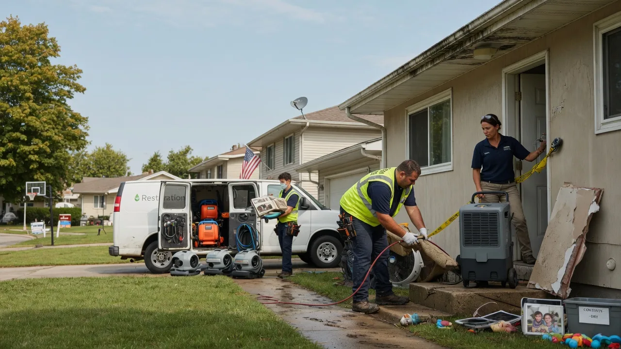 Water Damage Restoration in Farmland, IN near me